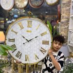 ساعت دیواری چرم