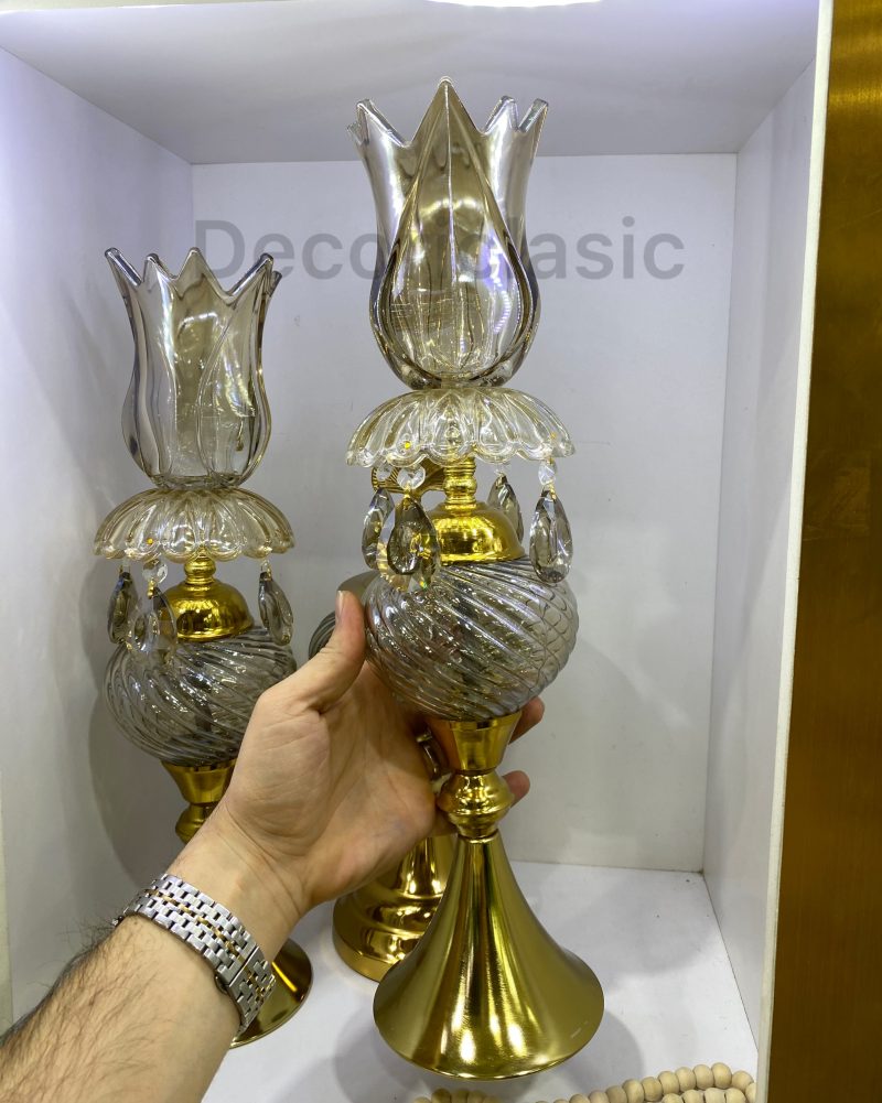 جاشمعی جفتی کریستالی کد ۵۵۹۴ - Image 2