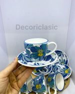 ست چایخوری گل آبی دنی هوم  کد ۵۵۶۶ - Image 2