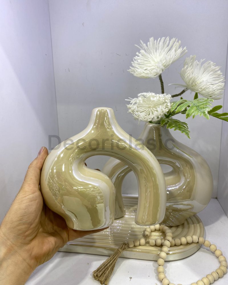 گلدان جفتی پای فیل کد ۵۵۷۹ - Image 2
