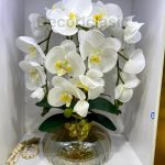 گل و گلدان ارکیده چرم ( درجه یک) کد۵۷۰۴
