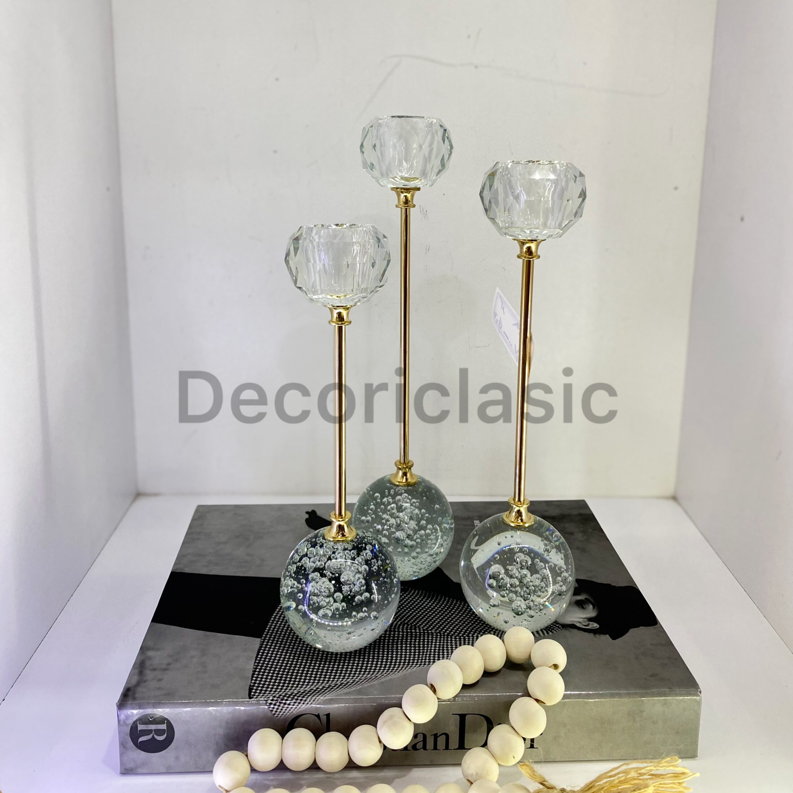 BEZP6400 جاشمعی کریستال کد1019 - Image 1