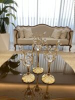 جاشمعی سه سایز کریستالی کد 723