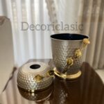 سطل ودستمال چکشی طلایی