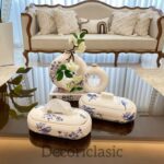 ست سرامیکی طرح پرستو آبی